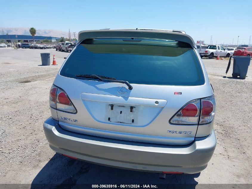 2001 Lexus Rx 300 VIN: JTJHF10U110186513 Lot: 39635916