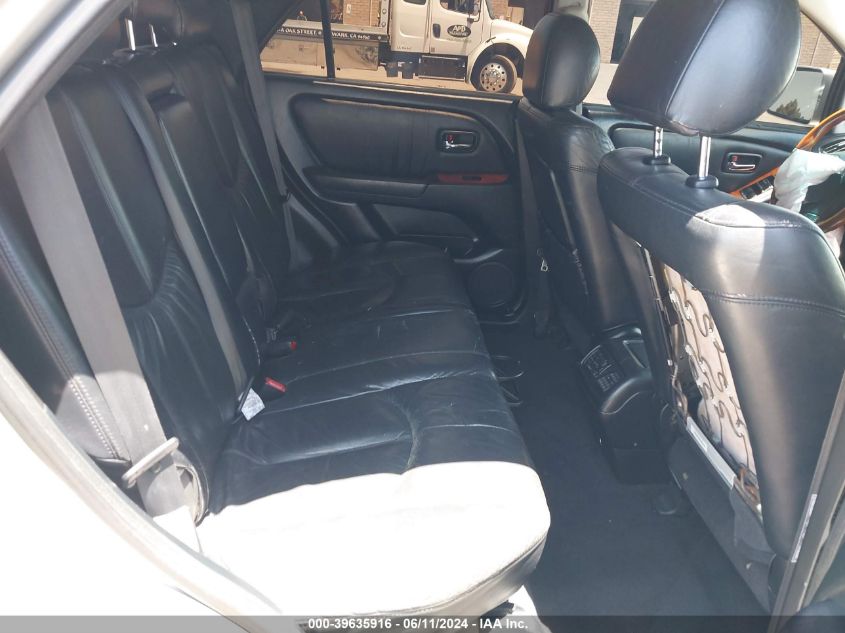 2001 Lexus Rx 300 VIN: JTJHF10U110186513 Lot: 39635916