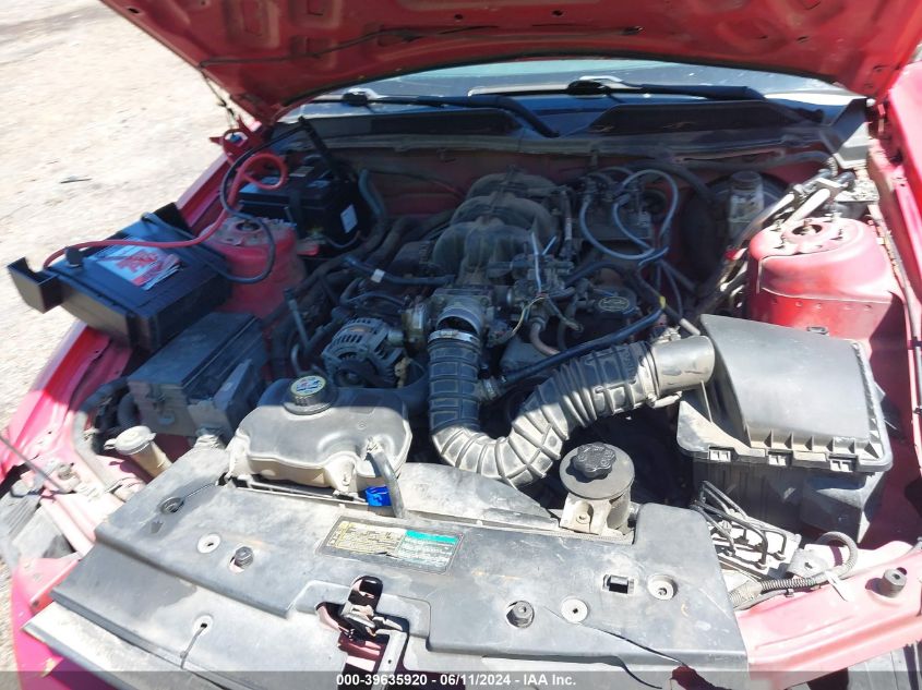 2009 Ford Mustang V6/V6 Premium VIN: 1ZVHT80N195100349 Lot: 39635920