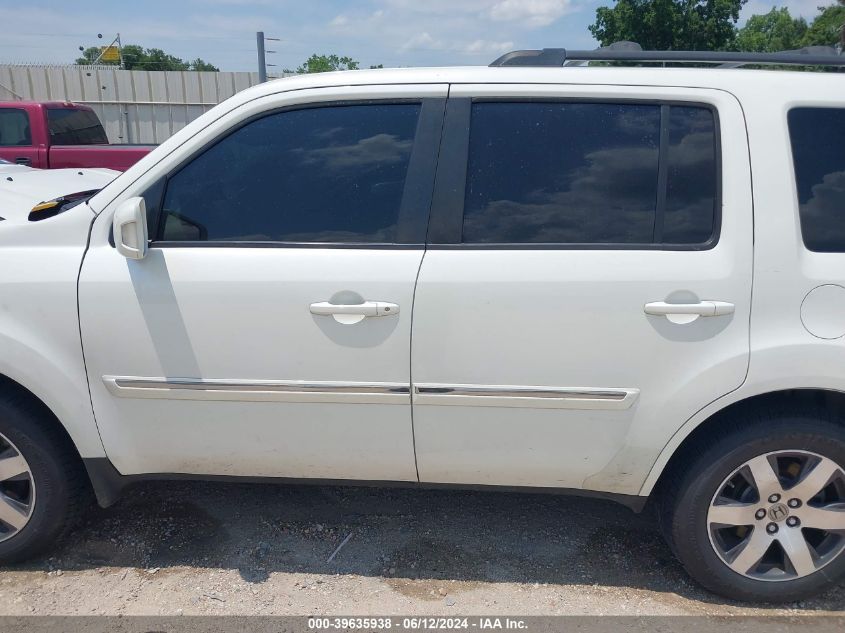 2013 Honda Pilot Touring VIN: 5FNYF3H91DB008542 Lot: 39635938