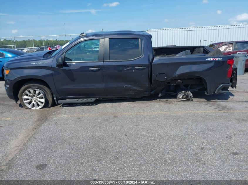 2022 Chevrolet Silverado 1500 4Wd Short Bed Custom VIN: 1GCPDBEK0NZ641242 Lot: 39635941