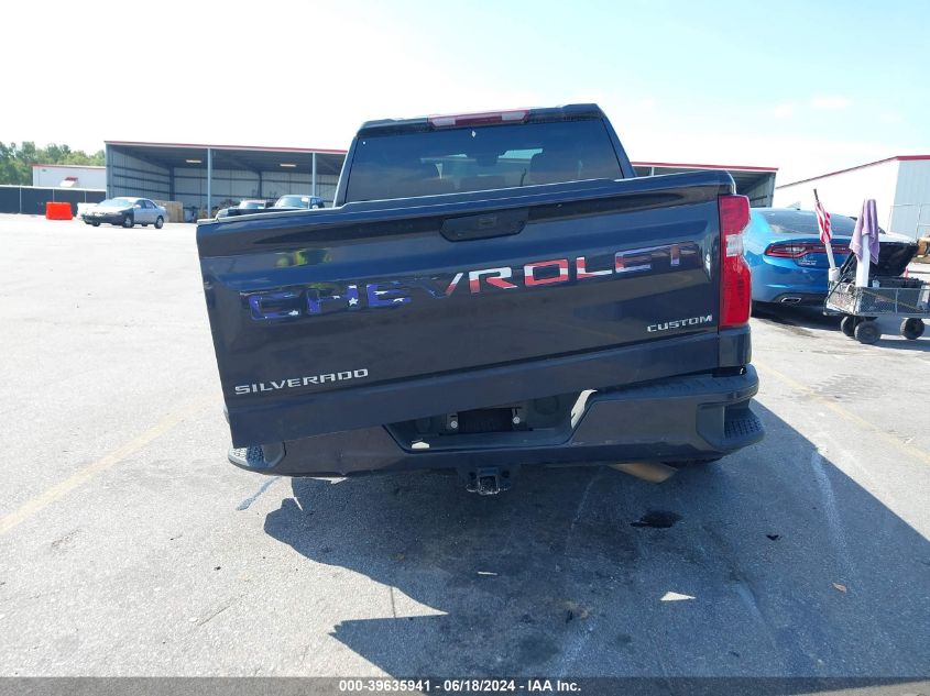 2022 Chevrolet Silverado 1500 4Wd Short Bed Custom VIN: 1GCPDBEK0NZ641242 Lot: 39635941