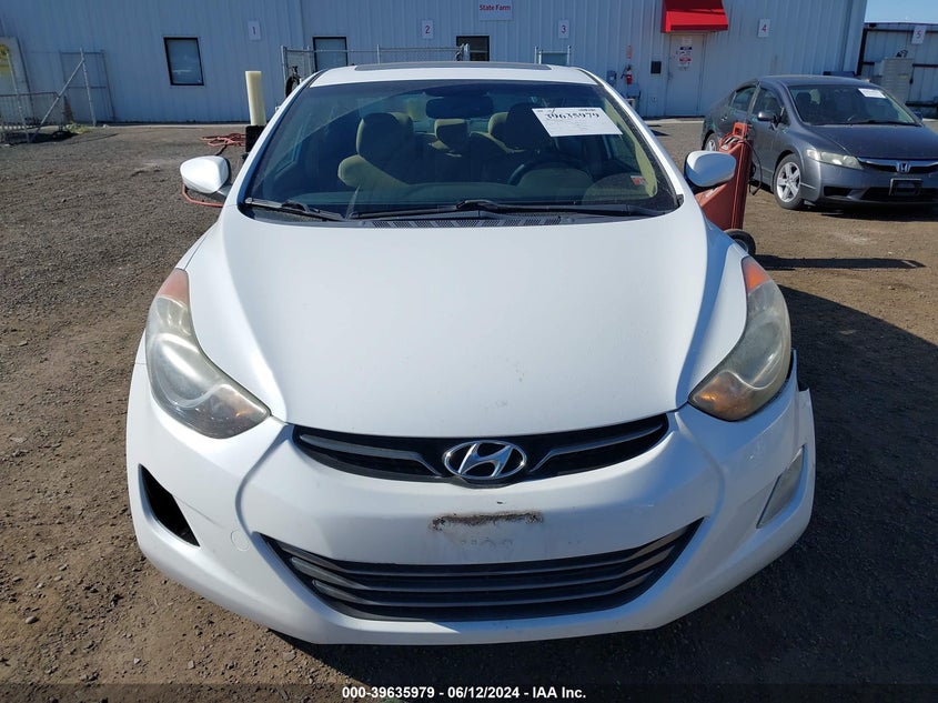 2012 Hyundai Elantra Limited VIN: 5NPDH4AE3CH142247 Lot: 39635979