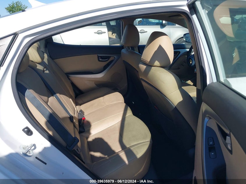 2012 Hyundai Elantra Limited VIN: 5NPDH4AE3CH142247 Lot: 39635979