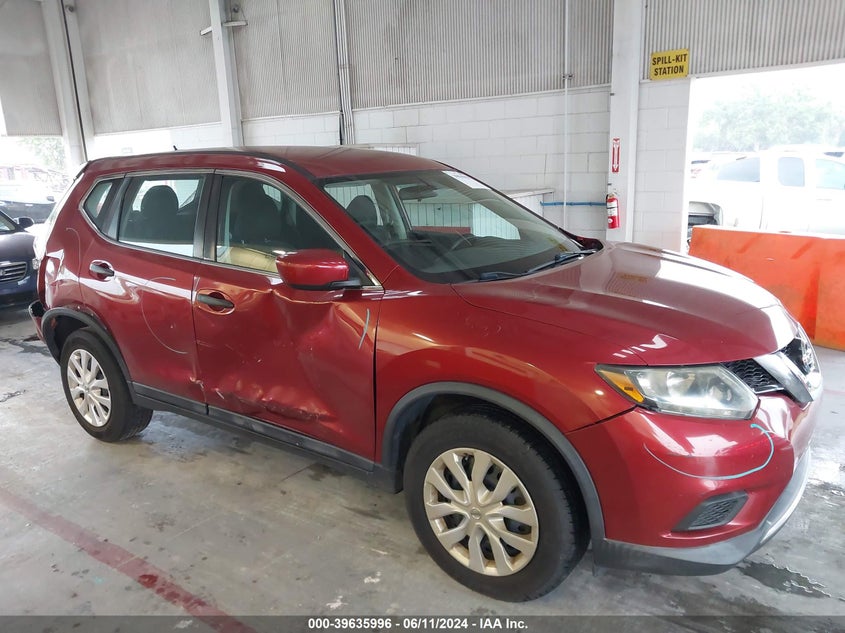 2016 Nissan Rogue S/Sl/Sv VIN: 5N1AT2MV0GC776694 Lot: 39635996