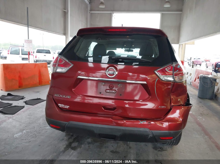 2016 Nissan Rogue S/Sl/Sv VIN: 5N1AT2MV0GC776694 Lot: 39635996