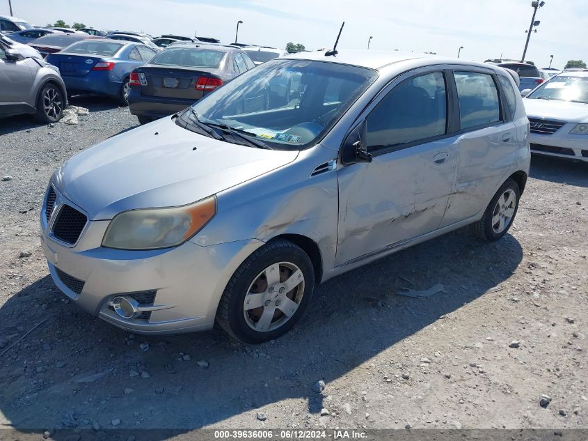 2009 Pontiac G3 VIN: KL2TD66E39B662229 Lot: 39636006