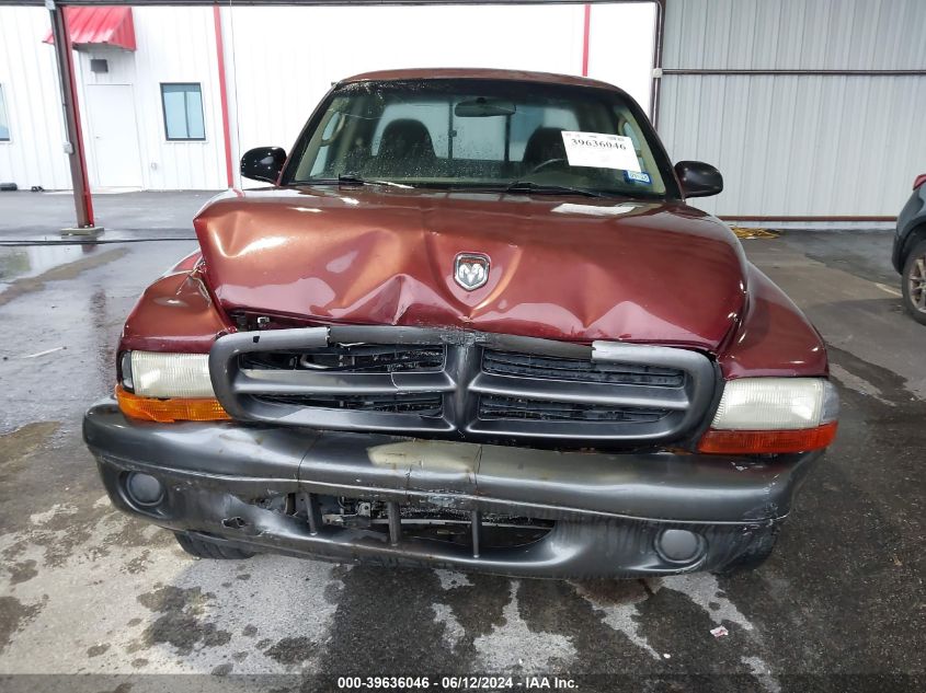 2002 Dodge Dakota Sxt VIN: 1B7GL12X92S693633 Lot: 39636046