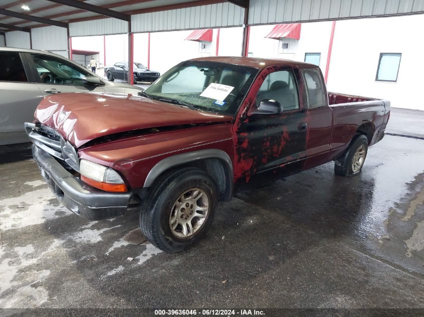 2002 Dodge Dakota Sxt VIN: 1B7GL12X92S693633 Lot: 39636046