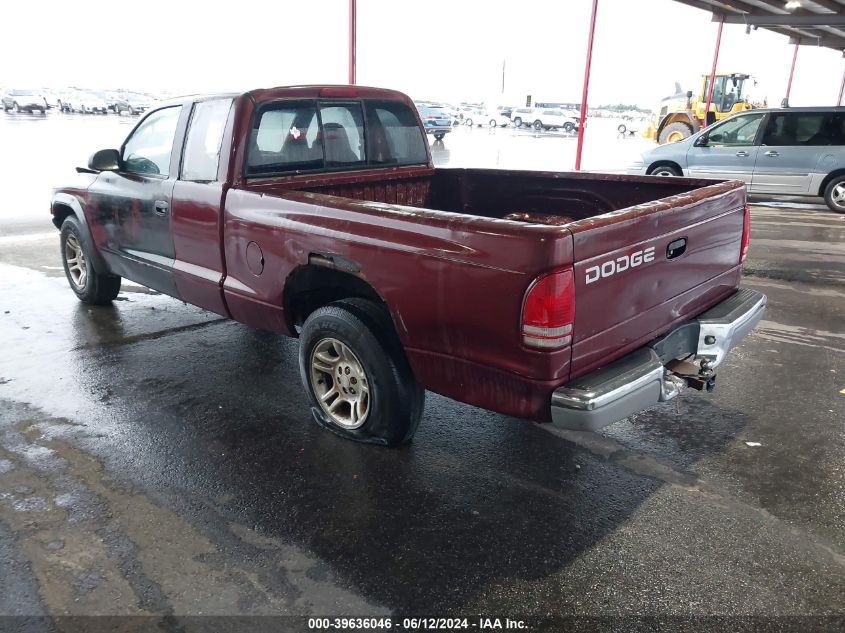 2002 Dodge Dakota Sxt VIN: 1B7GL12X92S693633 Lot: 39636046