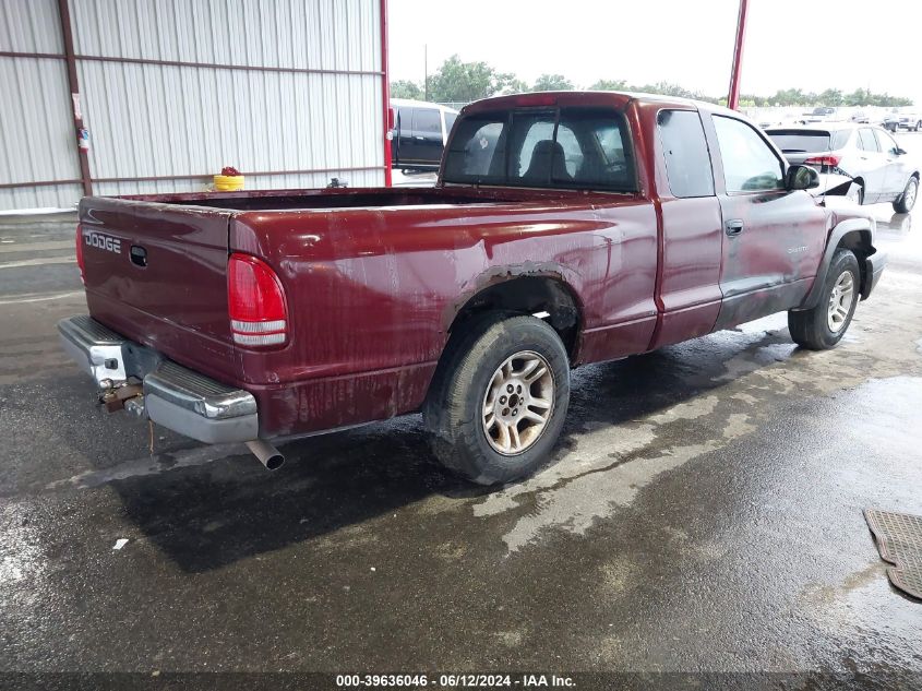 2002 Dodge Dakota Sxt VIN: 1B7GL12X92S693633 Lot: 39636046