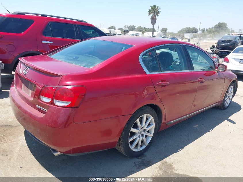 2006 Lexus Gs 300 VIN: JTHBH96S765026443 Lot: 39636056