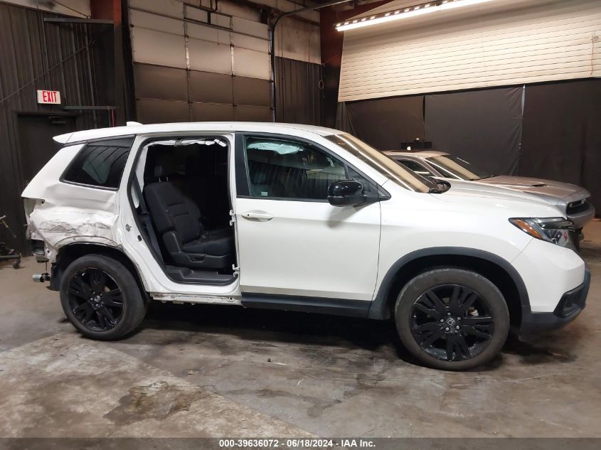 2019 Honda Passport Sport VIN: 5FNYF8H27KB015136 Lot: 39636072