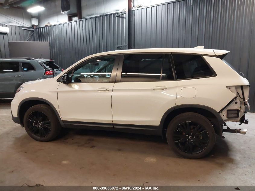 2019 Honda Passport Sport VIN: 5FNYF8H27KB015136 Lot: 39636072