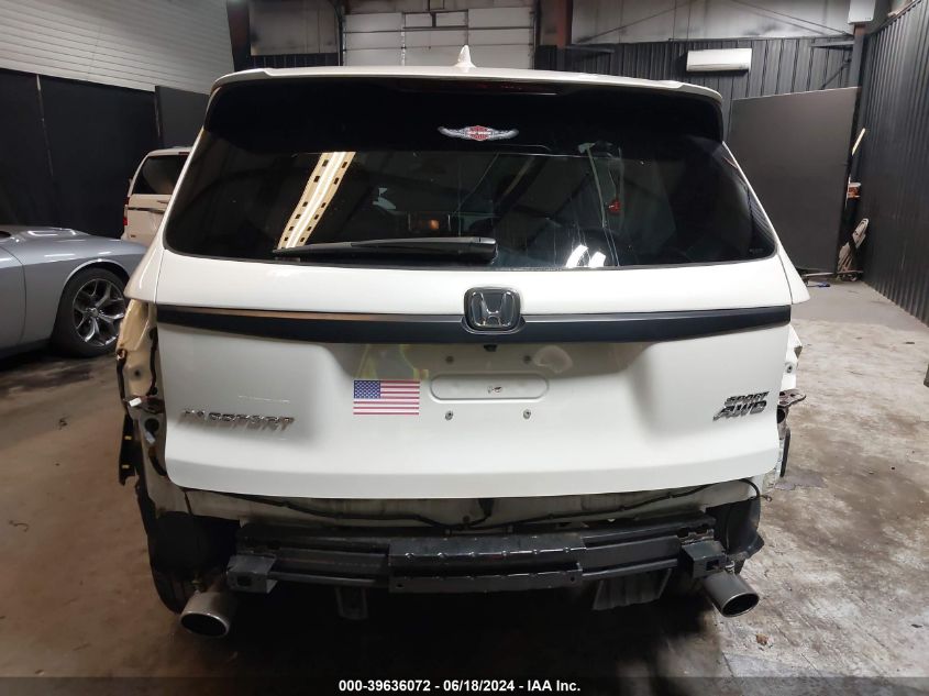 2019 Honda Passport Sport VIN: 5FNYF8H27KB015136 Lot: 39636072