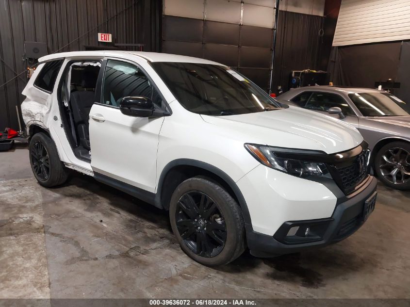 2019 Honda Passport Sport VIN: 5FNYF8H27KB015136 Lot: 39636072