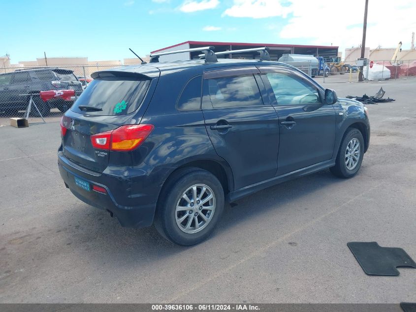 2011 Mitsubishi Outlander Sport Es VIN: JA4AP3AU0BZ015805 Lot: 39636106