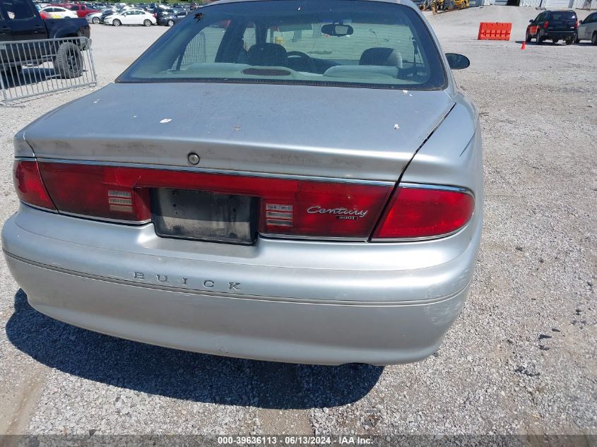 2001 Buick Century Custom VIN: 2G4WS52J611147402 Lot: 39636113