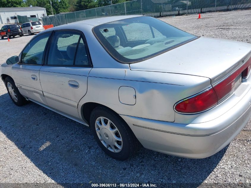 2001 Buick Century Custom VIN: 2G4WS52J611147402 Lot: 39636113