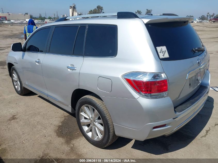 2011 Toyota Highlander Hybrid Limited V6 VIN: JTEDC3EH3B2003339 Lot: 39636118