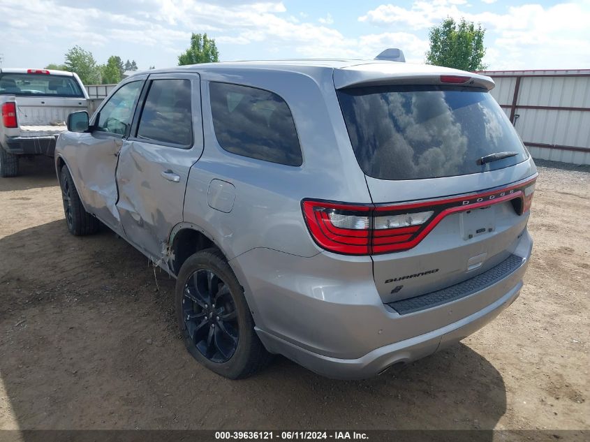 2020 Dodge Durango Gt Awd VIN: 1C4RDJDG5LC330275 Lot: 39636121