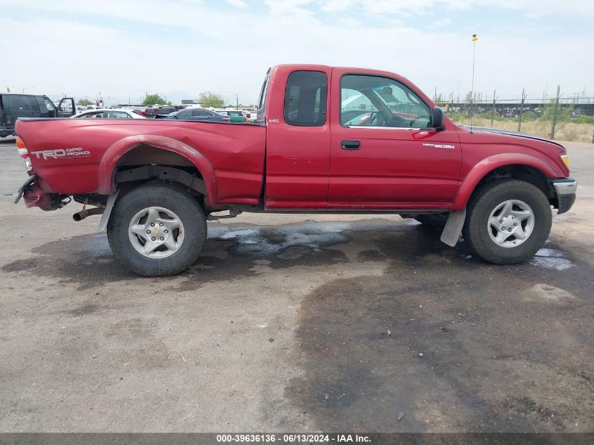 2004 Toyota Tacoma Prerunner V6 VIN: 5TESN92N74Z340159 Lot: 39636136