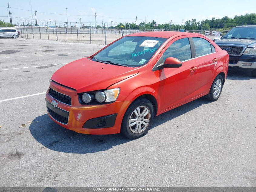 2013 Chevrolet Sonic Lt Auto VIN: 1G1JC5SHXD4150538 Lot: 39636140