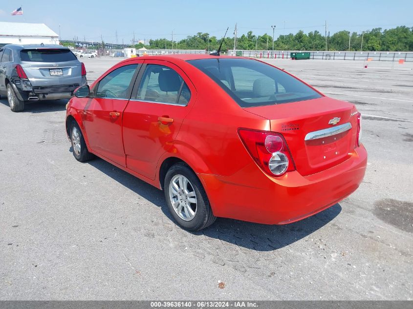 2013 Chevrolet Sonic Lt Auto VIN: 1G1JC5SHXD4150538 Lot: 39636140