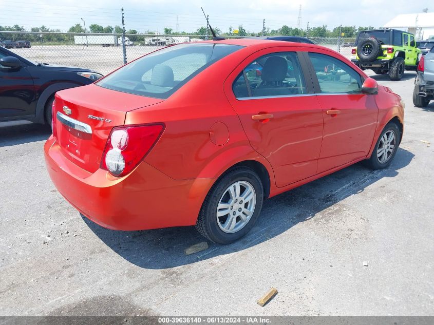 2013 Chevrolet Sonic Lt Auto VIN: 1G1JC5SHXD4150538 Lot: 39636140