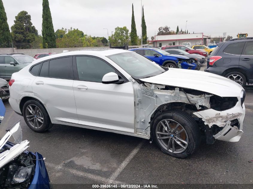 2019 BMW X4 xDrive30I VIN: 5UXUJ3C53KLG56302 Lot: 39636145