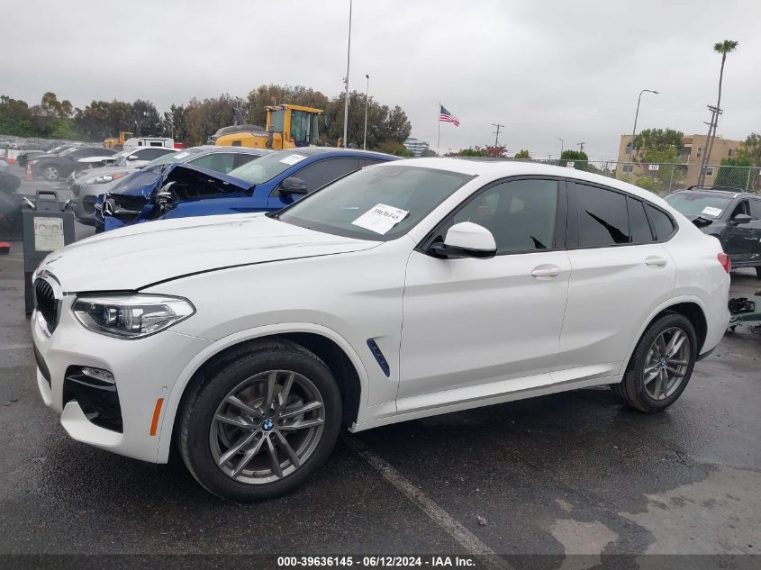 2019 BMW X4 xDrive30I VIN: 5UXUJ3C53KLG56302 Lot: 39636145