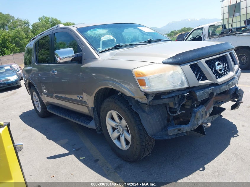 2008 Nissan Armada Se VIN: 5N1AA08C48N610042 Lot: 39636149