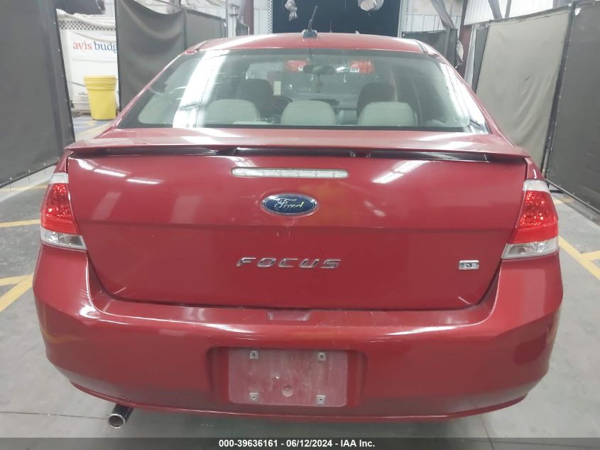 2011 Ford Focus Se VIN: 1FAHP3FN9BW135244 Lot: 39636161