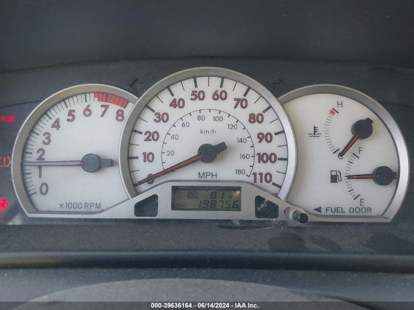 2005 Toyota Corolla S VIN: 2T1BR32E45C334831 Lot: 39636164