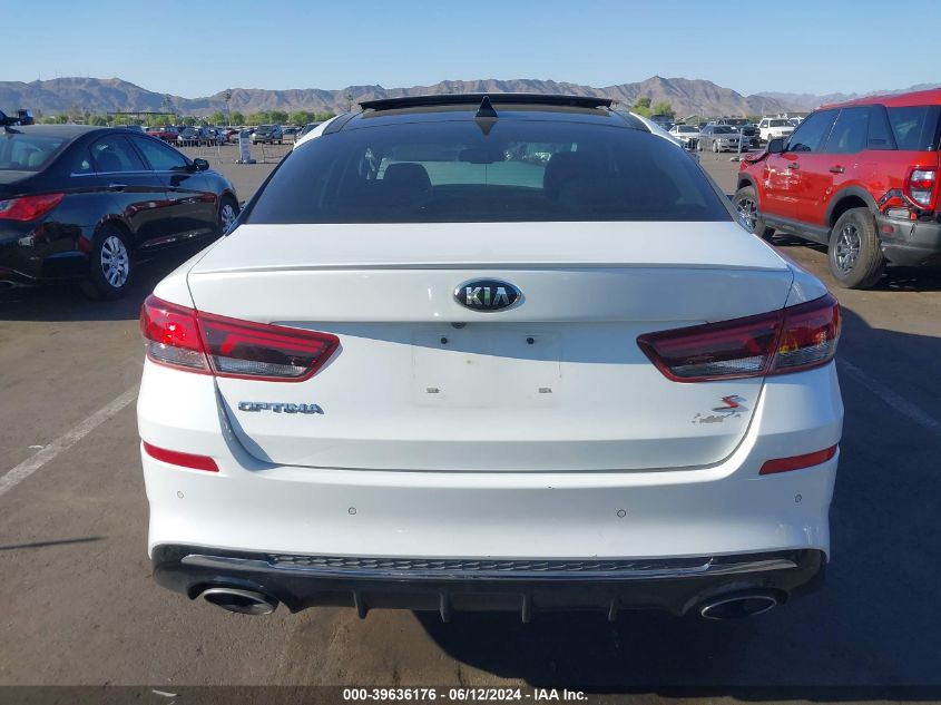 2019 Kia Optima S VIN: 5XXGT4L3XKG361708 Lot: 39636176