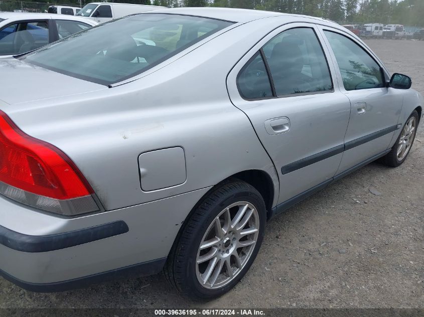 2004 Volvo S60 2.5T Awd VIN: YV1RH59H842393949 Lot: 39636195