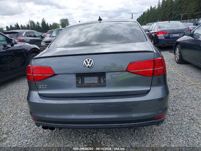 2016 Volkswagen Jetta 2.0T Gli Se VIN: 3VW4T7AJ3GM344726 Lot: 39636202