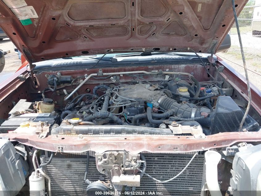 2002 Nissan Xterra Xe VIN: 5N1ED28T02C569920 Lot: 39636276