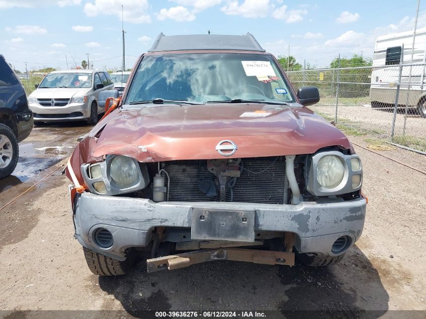 2002 Nissan Xterra Xe VIN: 5N1ED28T02C569920 Lot: 39636276
