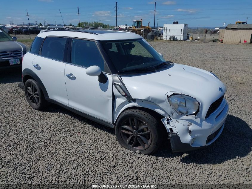 2011 Mini Cooper S Countryman VIN: WMWZC3C58BWH97878 Lot: 39636278