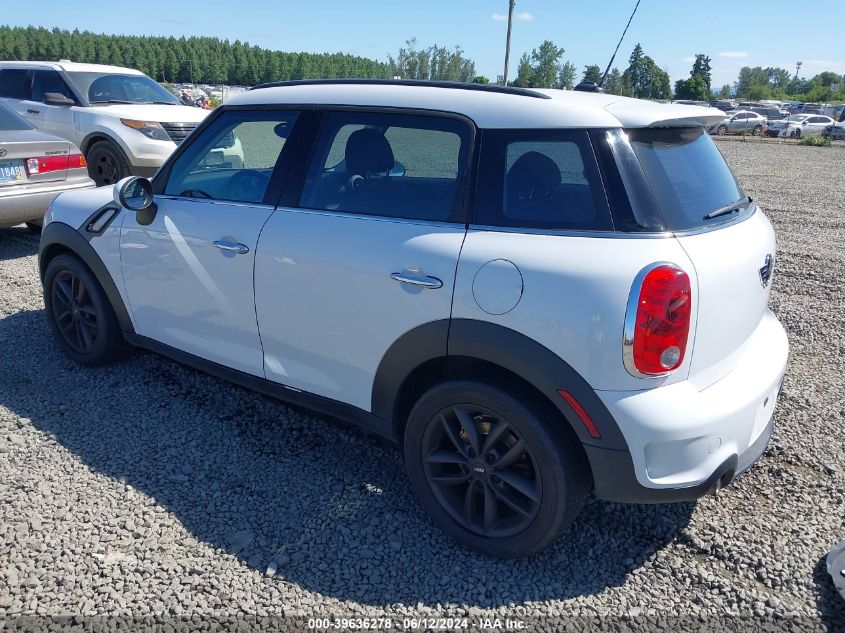 2011 Mini Cooper S Countryman VIN: WMWZC3C58BWH97878 Lot: 39636278