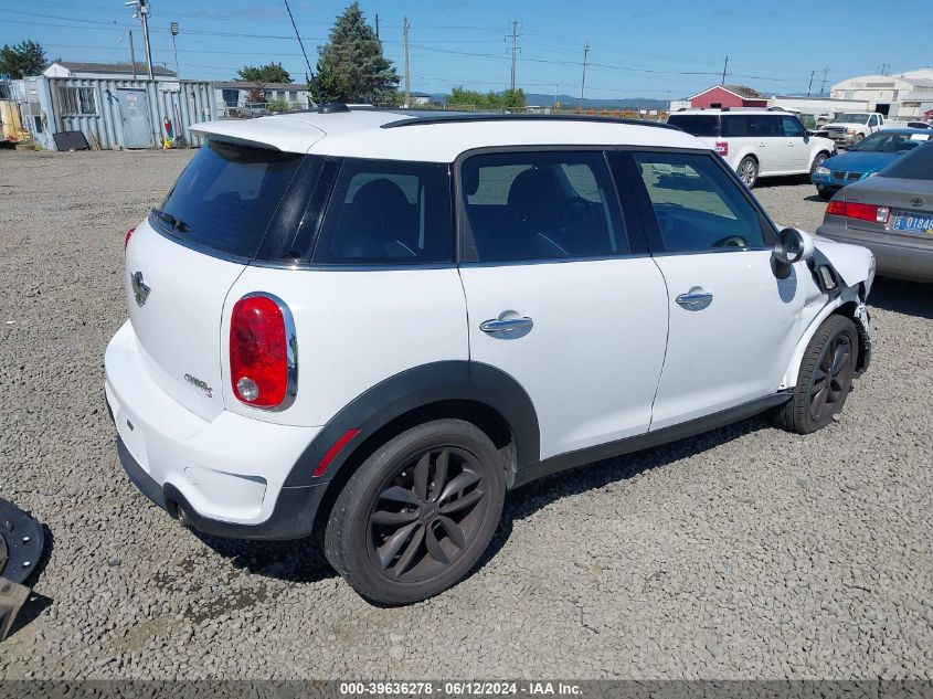 2011 Mini Cooper S Countryman VIN: WMWZC3C58BWH97878 Lot: 39636278