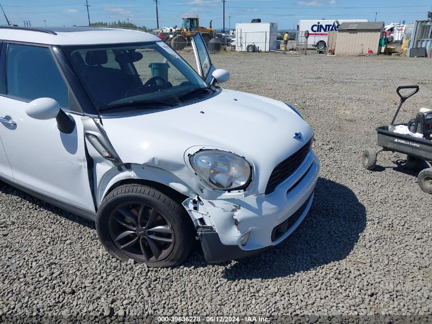 2011 Mini Cooper S Countryman VIN: WMWZC3C58BWH97878 Lot: 39636278