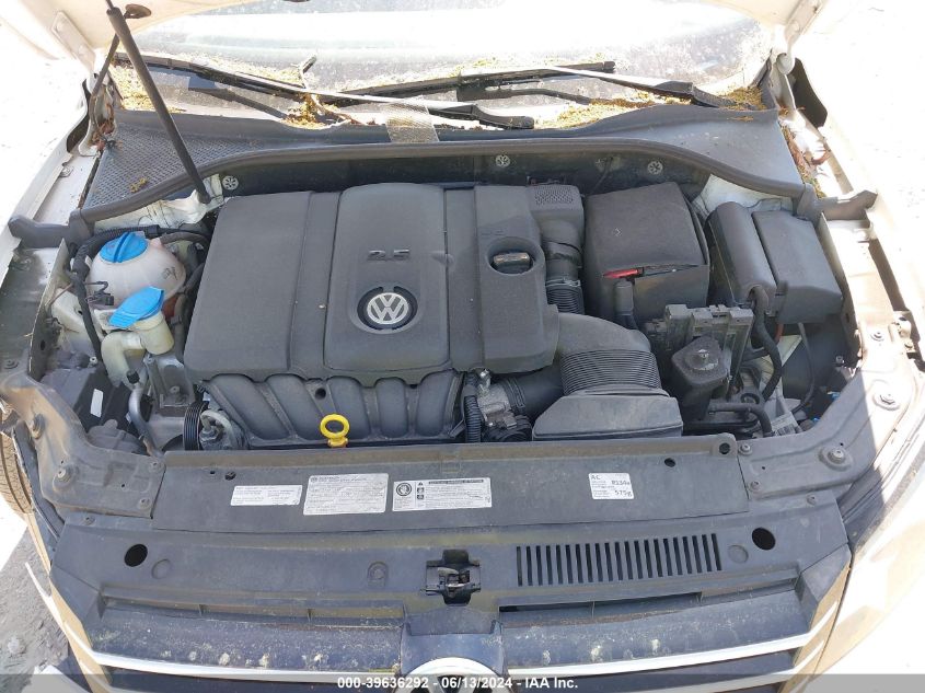 2014 Volkswagen Passat 2.5L Se VIN: 1VWBP7A37EC003499 Lot: 39636292