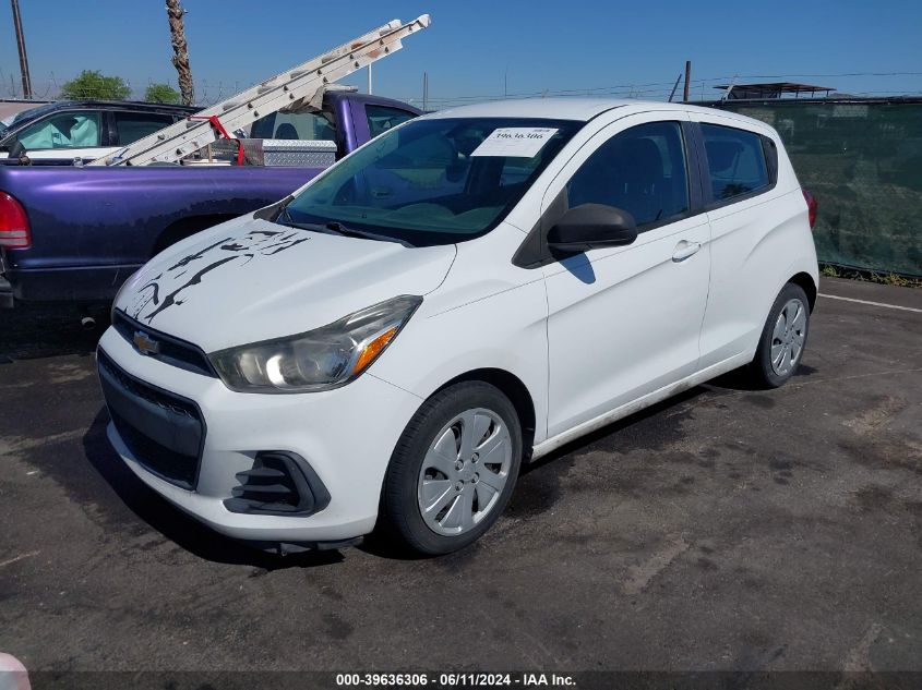 2017 Chevrolet Spark Ls Cvt VIN: KL8CB6SAXHC705892 Lot: 39636306