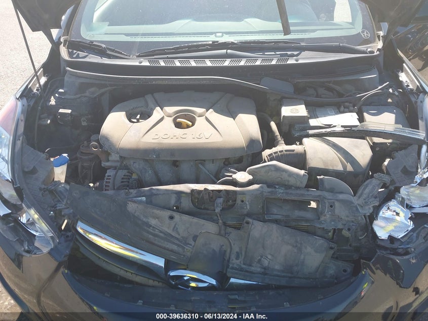 2013 Hyundai Elantra Gls VIN: 5NPDH4AE6DH232994 Lot: 39636310