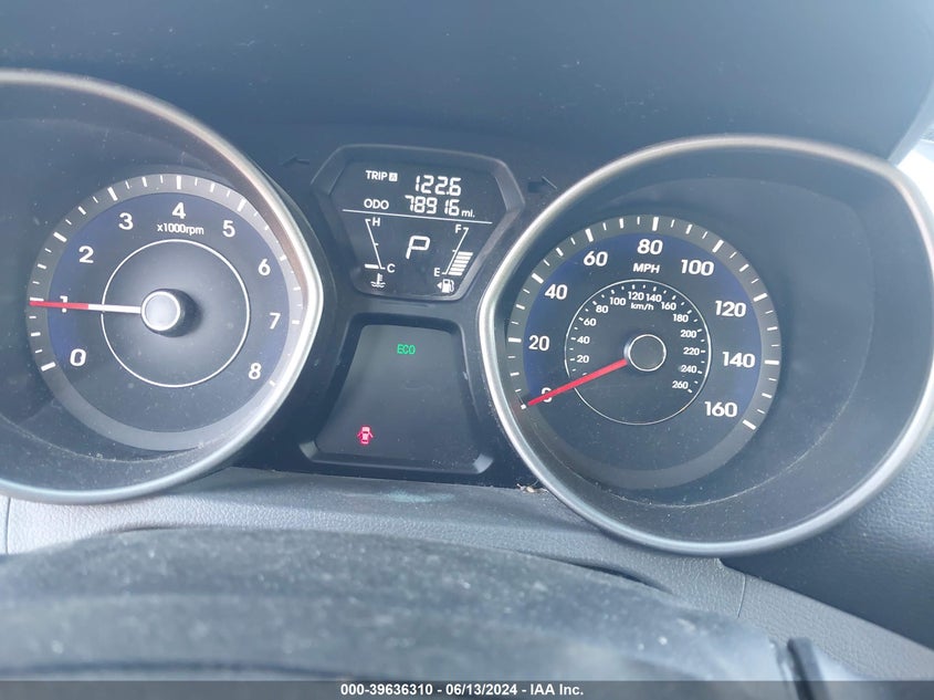 2013 Hyundai Elantra Gls VIN: 5NPDH4AE6DH232994 Lot: 39636310