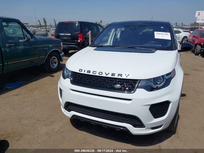 2018 Land Rover Discovery Sport Hse VIN: SALCR2SX0JH758926 Lot: 39636320