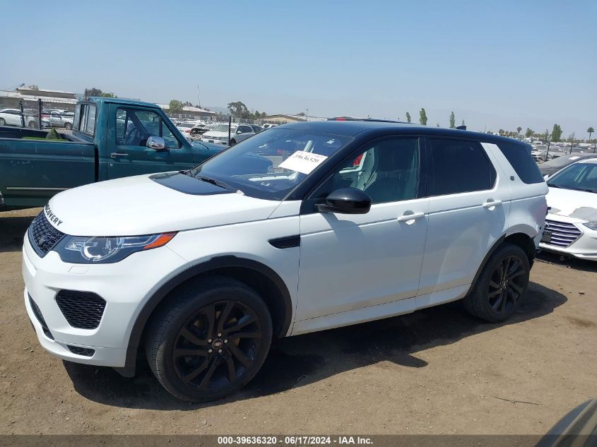 2018 Land Rover Discovery Sport Hse VIN: SALCR2SX0JH758926 Lot: 39636320