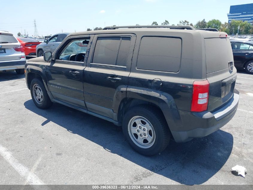 2011 Jeep Patriot Sport VIN: 1J4NT1GA9BD156948 Lot: 39636323